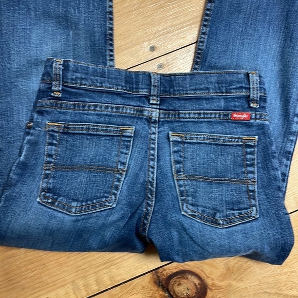 Wrangler Boys Straight Leg Adjustable Waist Denim Jeans, size 12R - Picture 3 of 7